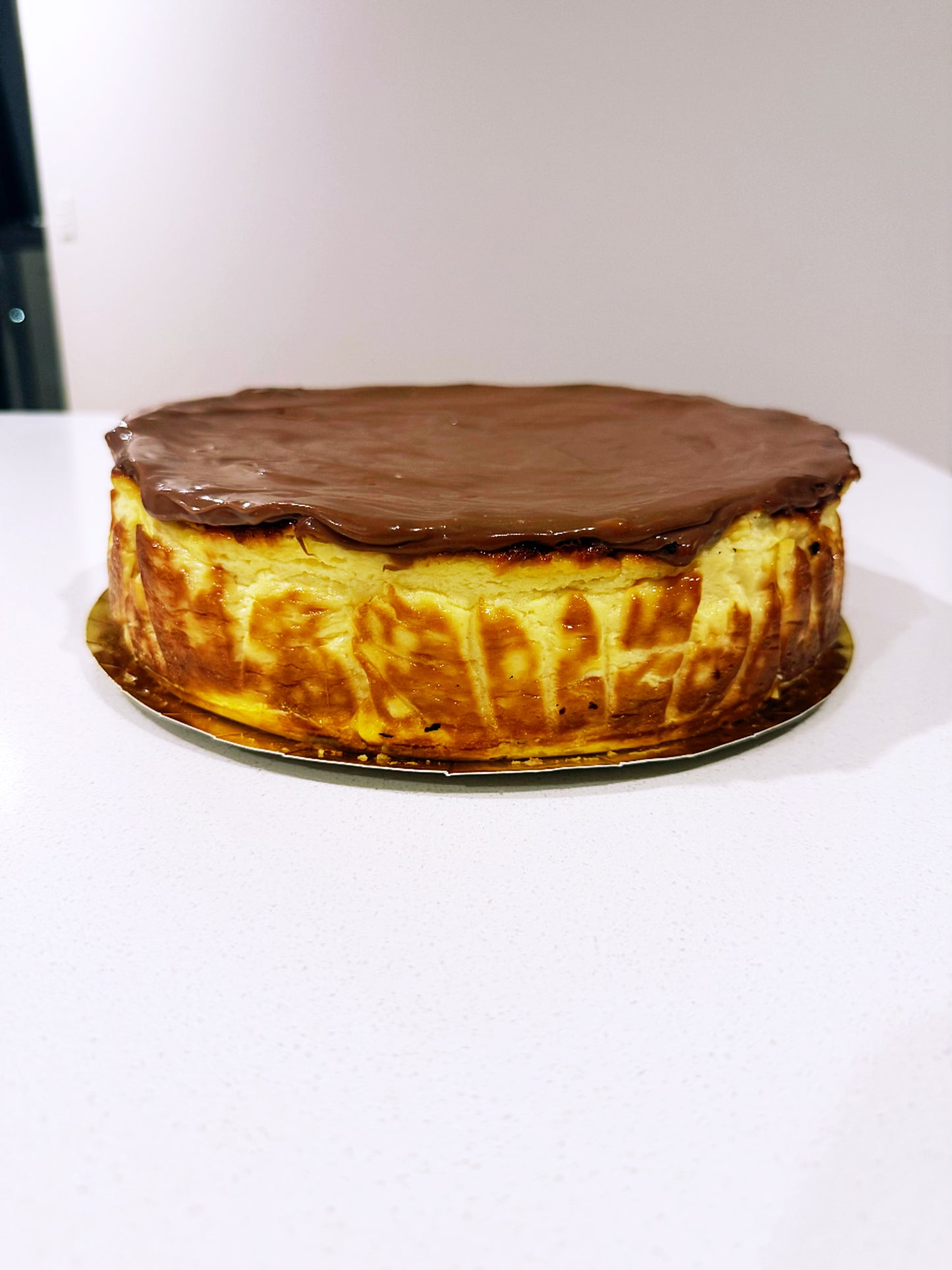 Milk Chocolate Basque Cheesecake