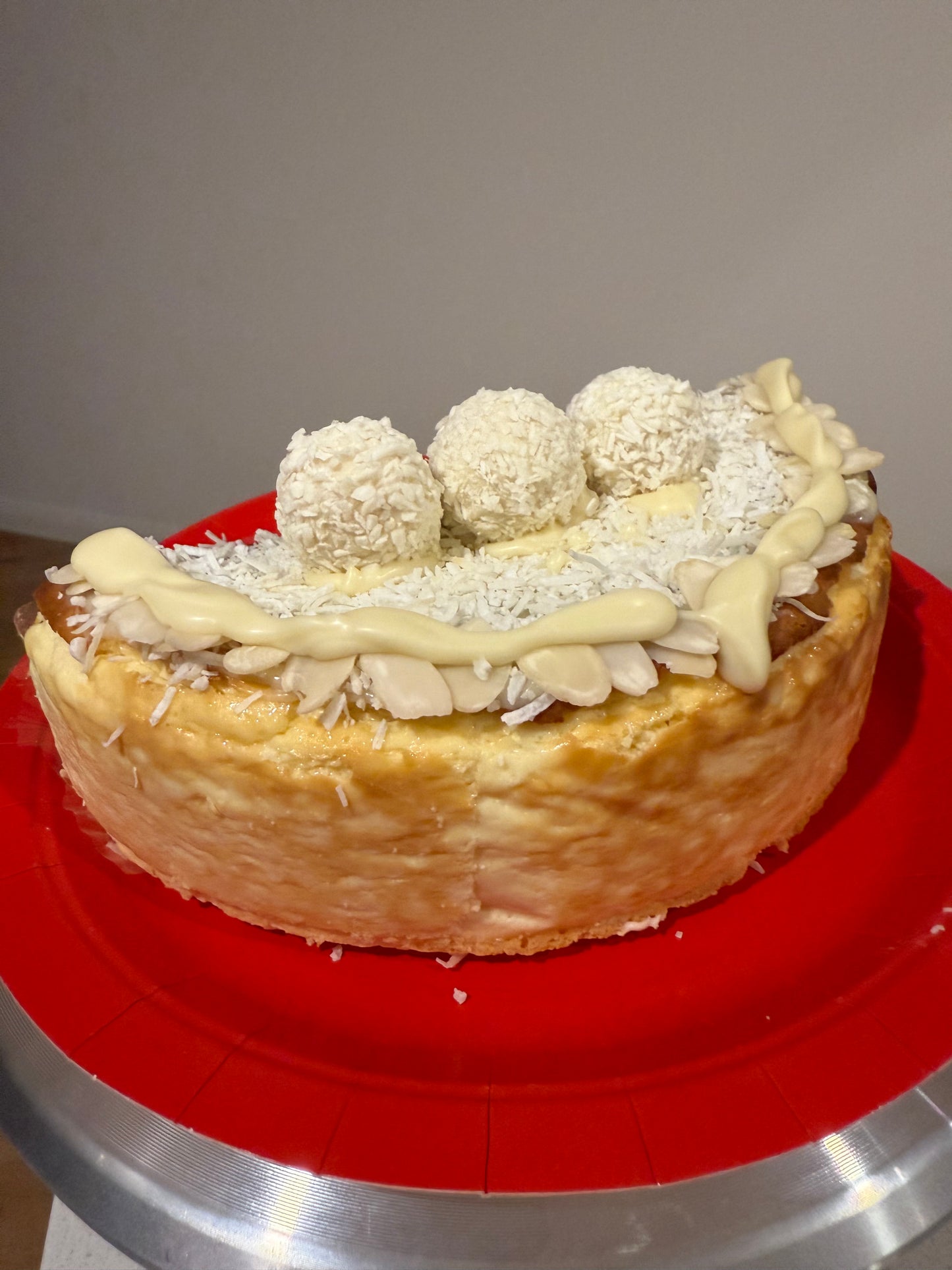 Basque Raffaello Cheesecake Half