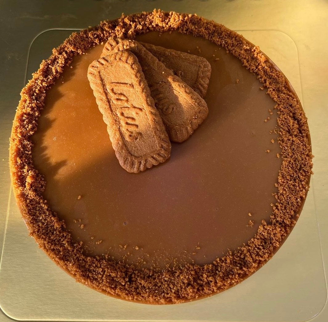 Basque Lotus Biscoff Cheesecake