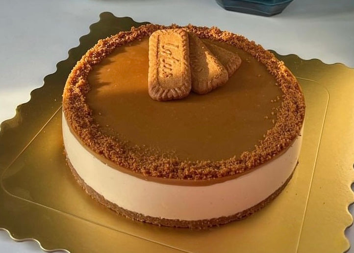Basque Lotus Biscoff Cheesecake