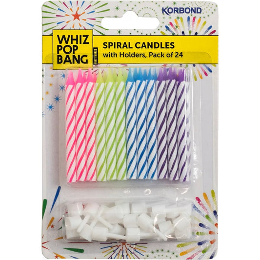 Birthday Candles with Holders