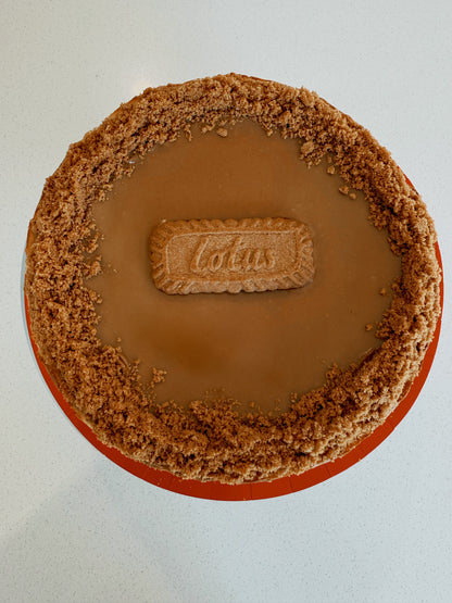 Basque Lotus Biscoff Cheesecake