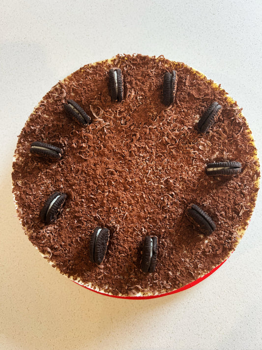 Basque Oreo Cheesecake Slice