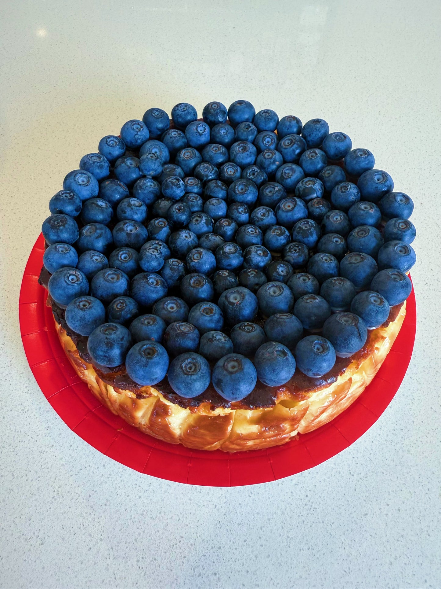 Basque Blueberry Cheesecake