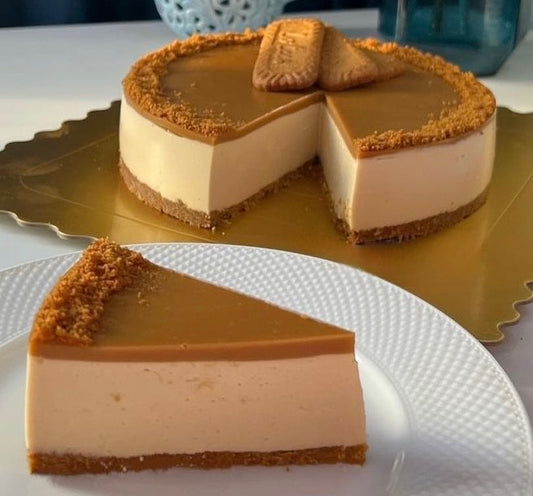 Basque Lotus Biscoff Cheesecake